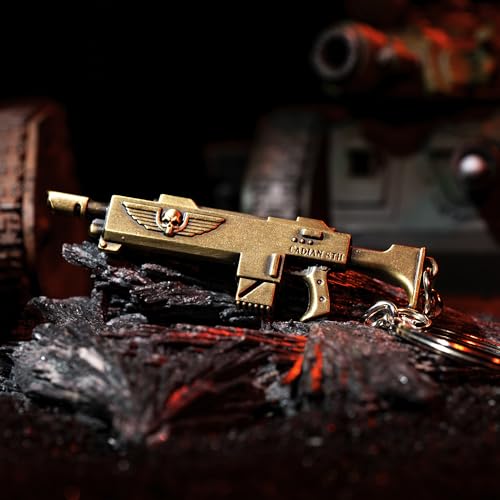 Image of Starforged Warhammer40K Master-Crafted Range Weapon Keychain Keyring Collection Warhammer Gifts Mens Accessories