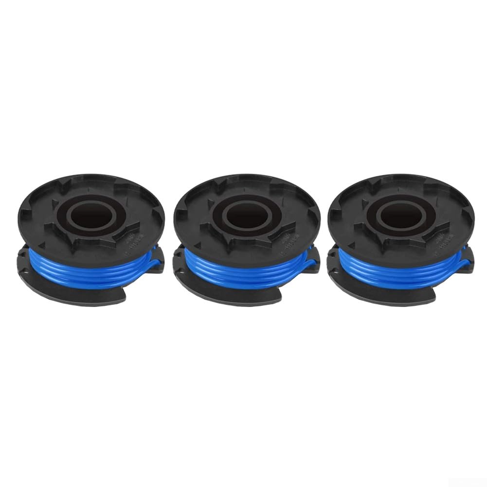 3Pcs Mower Spool For Ryobi RAC125 Spools For RLT1830H13, RLT1825LI And OLT1831S, 3 X 1.6 Mm