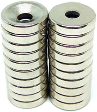 Disc 9 * 4-3mm Round with Holes Ring Rare Earth magnet(30pcs)