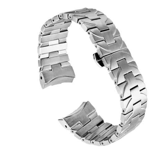 Bracelet acier inoxydable 24mm pour PAM441 111 avec boucle papillon élégante