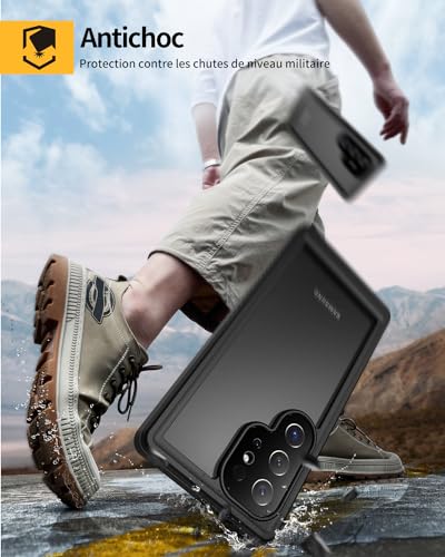 Coque Samsung S24 Ultra Double Renforcé Etui Waterproof Integral
