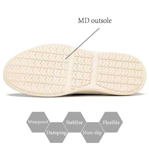 Mens Casual Dress Shoes Fashion Walking Sneakers Mesh Business Oxfords Work Lightweight Soft Sole Zapatos4