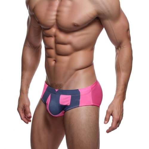 Evankin Men's Brief Underwear Swimsuit Low Rise Sexy Swimwear Pants U Convex Pouch Swimming Bikini Printed Shorts Beach2