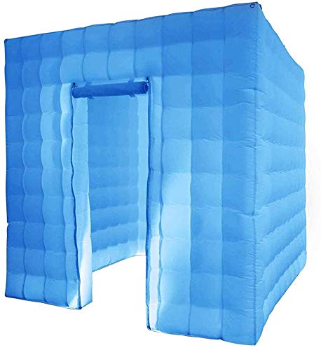 Inflatable Photo Booth Inflatable Professional LED Air Photo Booth Tent 17 Colors Led Lights for Party Wedding(One Door)