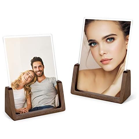 Mixoo Rustic Wooden Picture Frames Cover