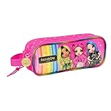Safta- Portatodo Doble Rainbow High 21X8X6Cm, Multicolor (812220513)