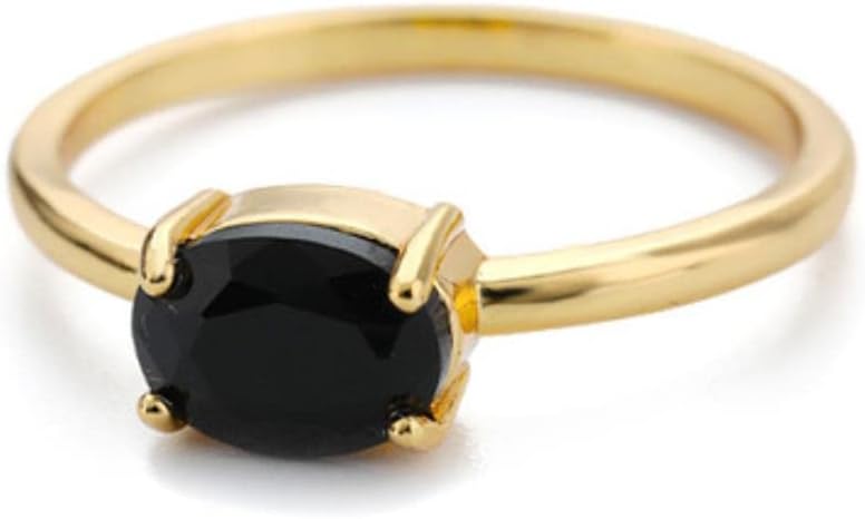Romantic Birthstone Ring Gold Color Cubic Zirconia Rings for Women Romantic Engagement Bride Wedding Jewelry Gift anillos