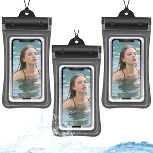 【Sensibilità al tocco】La custodia impermeabile per smartphone è realizzata in PVC morbido di alta qualità per garantire che lo schermo sia morbido al tatto. Accedi facilmente al touchscreen, alla fotocamera, alle chiamate e ad altre funzioni (eccetto il riconoscimento delle impronte digitali). Nota: a causa dell'elevata pressione dell'acqua, è normale che la sensibilità dello schermo diminuisca in acque profonde. A questo punto, è possibile premere il pulsante del volume per scattare una foto.