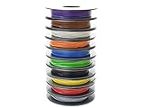 Leiter: Cu, verzinnt LiYv Schaltlitzen-Sortiment, 0,25 mm², Kupfer verzinnt, 10x 25 m Spulen (10 Farben)