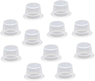 IFANLANDOR Tattooing Ink Caps 200pcs lash holder lash kit make up kit eyelash pigment cups ink cups kits bracket major plastic cup