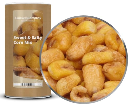 CrackersCompany Mezcla de maíz dulce y salado 500 g – crujiente, equilibrado, natural