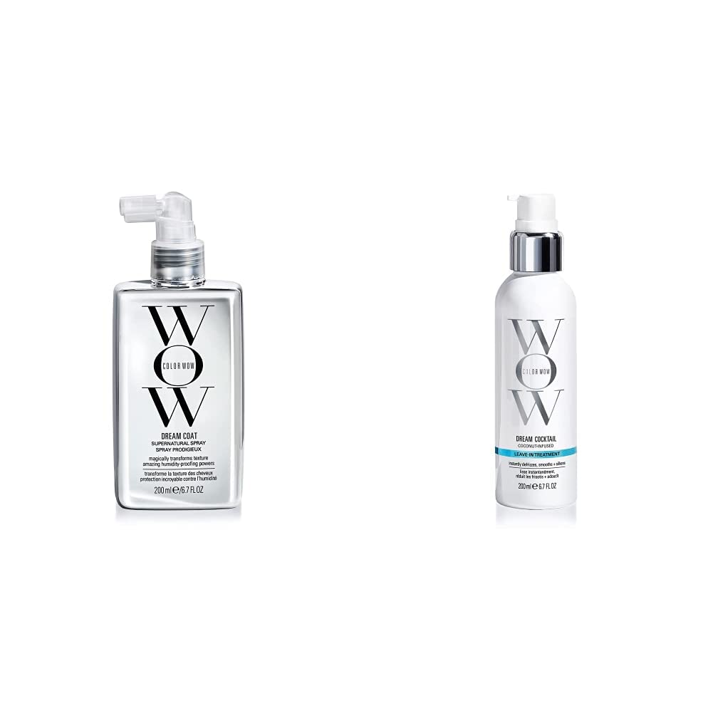 COLOR WOW Coconut Cocktail Bionic Tonic, 200 ml & Color Wow Color Security Shampoo, 250 ml