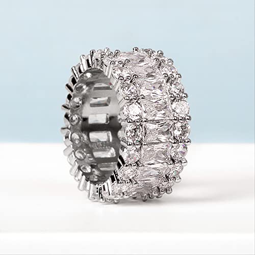 Anillo de plata de compromiso para brillar en tu fiesta 6