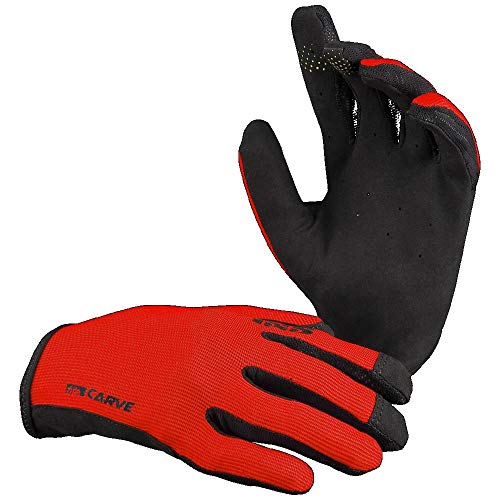 Gants IXS Carve Fluo Red XL anti-ampoules pour mains sensibles