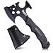DRAGON RIOT Axt Survival, 8-in-1 Axt Camping Beil Kleine Camping Axt Schwarzes Spaltaxt mit Scheide Scharfes Beil Survival Outdoor Full Tang Axt Handbeil Survival Axt für Outdoor, Jagd, Garten