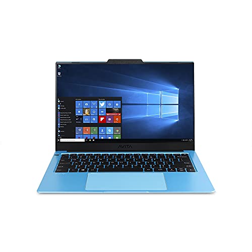 Image of Avita LIBER V NS14A8INF542-AB Thin and Light 14 inch (35.56cm) Laptop(Intel Core i5-10210U / 8GB /256GB SSD /Win 10 Home /Backlit Keyboard /Fingerprint Sensor /MSO 365) 1.28kg, Angel Blue