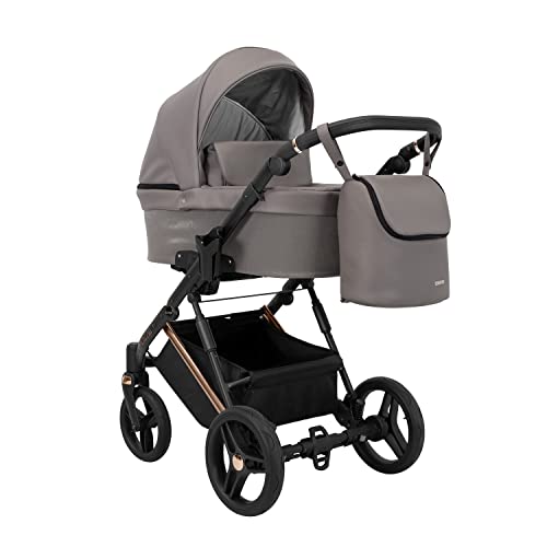 KUNERT Kinderwagen LAZZIO PREMIUM Sportwagen Babywagen Autositz Babyschale Komplettset Kinder Wagen Set 3 in 1