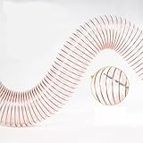 Industrial Vacuum Hose,Transparent Steel Wire Flexible Hose,Resistant to High and Low Temperatures,Excellent Stability,Primarily Used for Engraving Machines(45ft/13.7m)