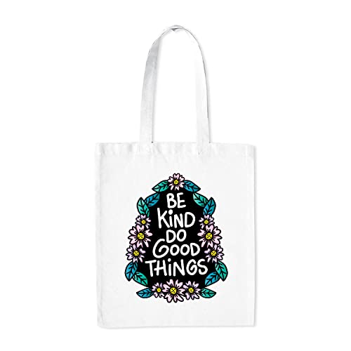 Image of Medium Canvas Tote Bag for Women with Zip, Stylish Polyster Cotton Handbags College Grocery Handbags PK-8514 L X H 38 X 43 Cms