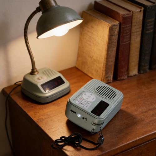 Radio portátil HRD231 con linterna para camping y emergencias del hogar color gris 6