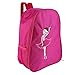 Vbest life Dance Bag,Cute Ballet Dance Backpack Embroidered Tote Dance Bag for Girls(Rose Red)