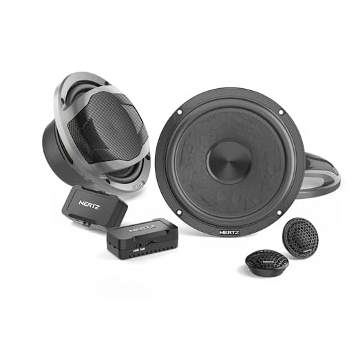 Hertz CK 165 L – Sistema de Altavoces de 2 vías de 165 mm con woofer Slim, Tweeter de cúpula de 26 mm, Filtro pasivo y Rejillas, 300 W Pico