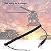 Tangxi Headset Replacement Spring Cable Cord for Helicopter Headset U-174/U Connector,40cm DIY Replacement Aviation Headphones Coiled Cable Extension Cords,Black