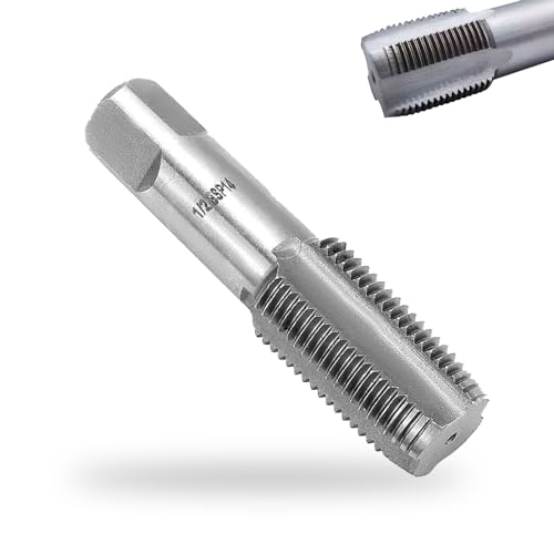Rohrgewindebohrer, Kohlenstoffstahl Gewindeschneider 1/2 zoll Innengewinde, Einschnittgewindebohrer, Legierter Stahl Einschnitt-Gewindebohrer, für Wasserrohrverbindungen, Autoreparatur und Maschinen