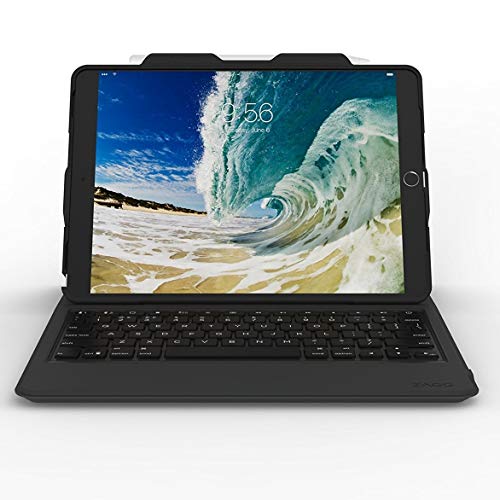 Zagg Id9Rmk-Bb0 Rugged Messenger - 7 Color Backlit Case And Bluetooth Keyboard For 2017 Apple Ipad Pro 10.5 - Black #TOP1