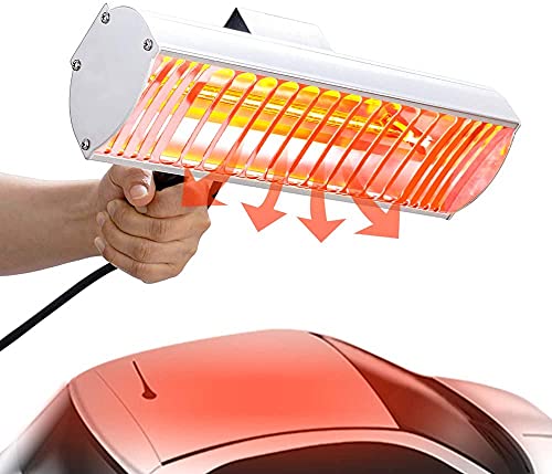 1000W Lacktrockner Infrarot Leuchten Kurzwellige Auto Spray Backen Standtrocknen Infrarot Lacktrockner Aushärtungs Lampe Lacktrockner Infrarot Trockner Strahler (220 V EU)