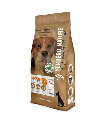 YERBERO Nature Chicken & Rice sin Gluten Hipoalergenico para Perros 10kg
