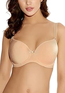 Freya Women's Idol Underwire Molded T-Shirt Bra, Nude, 32F