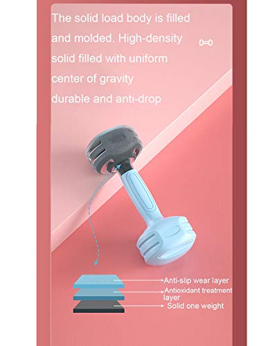 Dumbbell Coated For Non Slip Grip Dumbbells Weight Hand Weights Fitness Hand-Held Weights Dumbbell For Muscle Strength… - Afbeelding 5