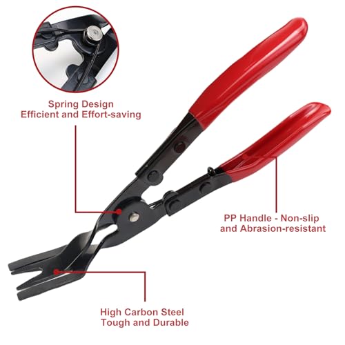 LPZMPZ Hebelwerkzeug Auto Demontage Türverkleidung Werkzeug Auto Zierleistenkeile Loesezange Pry Tool mit Stemmhebel Lösehebel Kunststoffkeile Lösewerkzeug Set für KFZ Türverkleidung Clips Satz