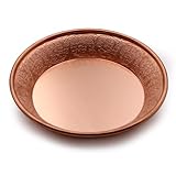 Amitofo 5.3”Copper Offering Ritual Bowl - Hand-Hammered Brass Decorative Plate Great for use Smudging, Incense Burner Holder,Candle Dish, Ash Catcher,Jewelry Dish,keys Basket