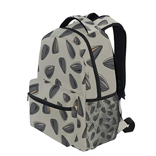 ColourLife Mochila escolar, desenho, sementes de girassol, bolsa para notebook, para homens, mulhere