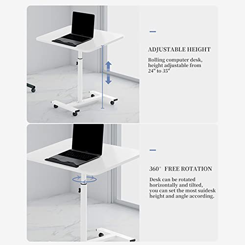 Bureau assis-debout roulant pour travailler activement dans son salon