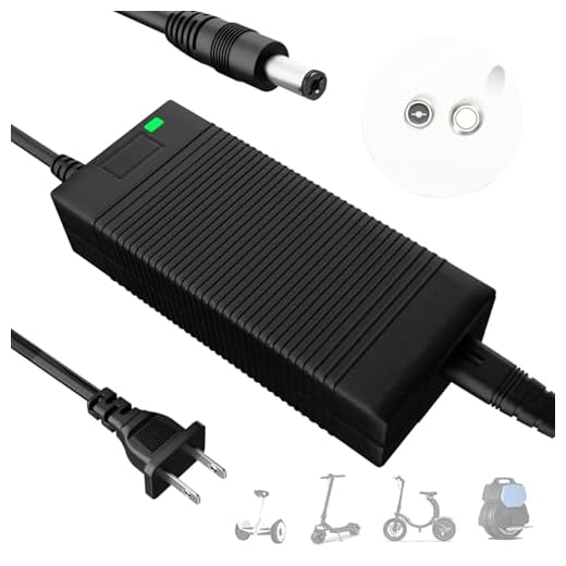 EVAPLUS UL Certified 54.6V 1.5A Fast Electric Bike Charger for 48V Ebike Battery - Replacement for Razor, Jetson, Voyage, Gotrax, Ninebot,Segway, Hiboy(DC Connector：5.5x2.5/2.1mm)