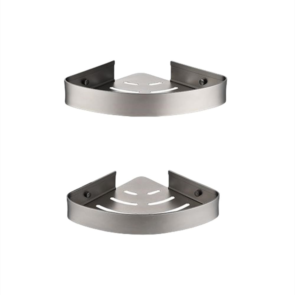 Rail cintre porte-serviettes douche aluminium avec crochet et brosse