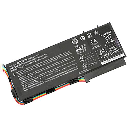 XITAIAN 7.6V 40Wh 5280mAh AC13A3L Remplacement Batterie pour Acer Aspire P3-131 P3-171 X313 X313-E X313-M P3-171 11.6" ULTRABOOK