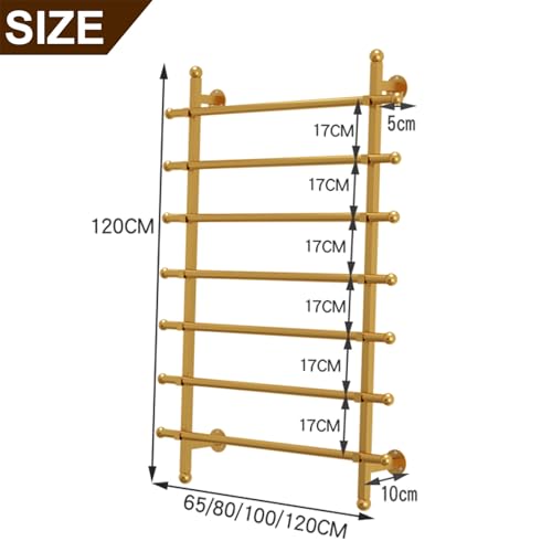 Scaffale da parete in metallo per nastri, sciarpe e confezioni regalo, elegante espositore per casa e vendita al dettaglio, soluzione salvaspazio