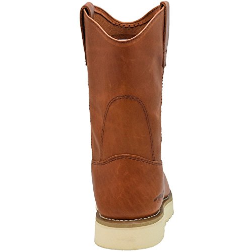Image of Golden Fox 12 inch Work Boot Pull On Wellington Wedge Lightweight Outsole for Construction Farming and Ranching