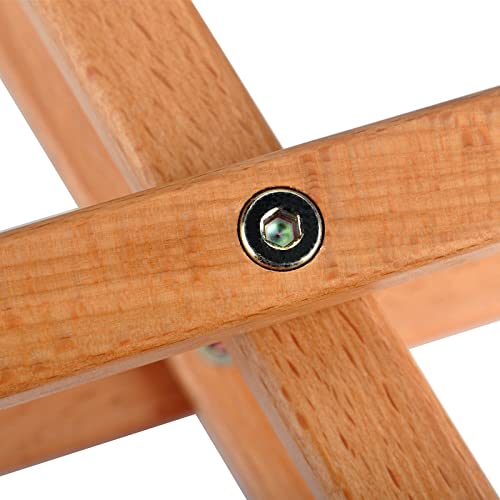 NUZAMAS Repose-pieds réglable en bois massif pour guitare, pliable, hauteur et angle réglables, très résistant, 27 cm x 13 cm