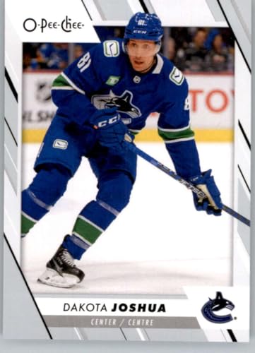 2023-24 O-Pee-Chee #384 Dakota Joshua Vancouver Canucks Official NHL Hockey Card in Raw (NM or Better) Condition