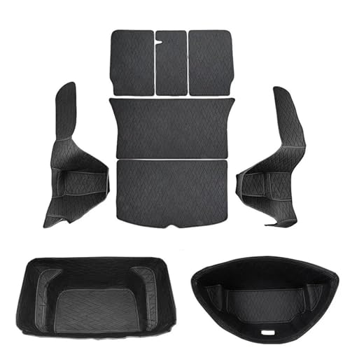 Tapis coffre en cuir anti-saleté Tesla Model Y Highland doublure imperméable sur mesure