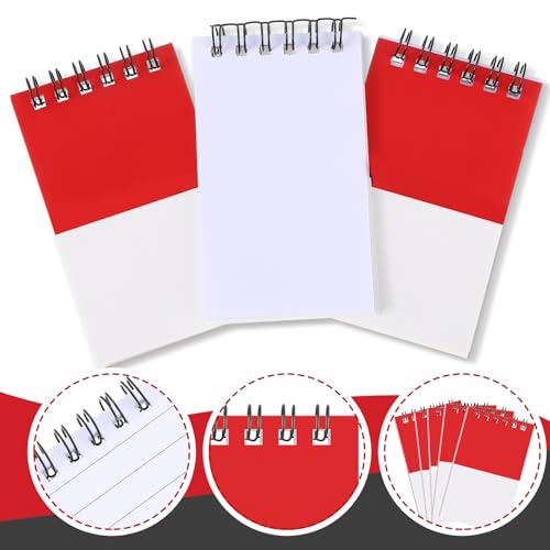 Mini carnets à spirale Eaasty rouge pour ne plus jamais perdre vos idées - 3