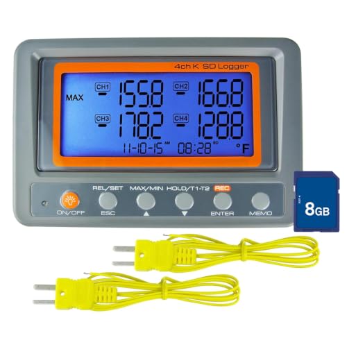 DANOPLUS 4-Channel Thermocouple Data Logger
