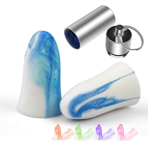 50 Pares Tapones Oidos Ruido Dormir,Tapones Oidos Cancelacion de Ruido,Tapones para los oídos de espuma súper suave,Para Protección Auditiva,Relajarse,Trabajar,Viajes