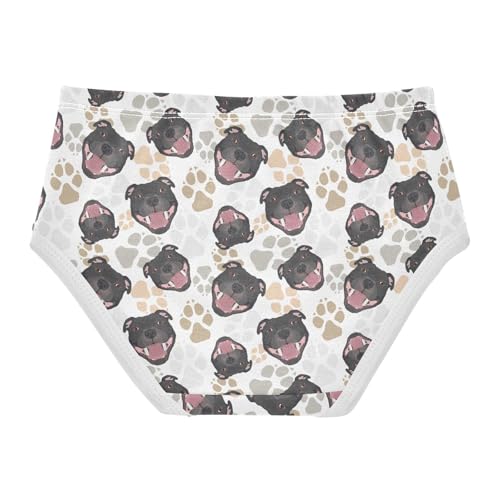Girls' Underwear Staffordshire Bull Terrier Dog Cotton Stretch Comfort Toddler Panties2