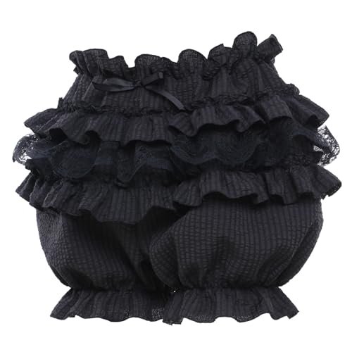 Bloomers for Women Kawaii Victorian Shorts Pantloons Pumpkin Pants Lace Ruffle Underskirt2